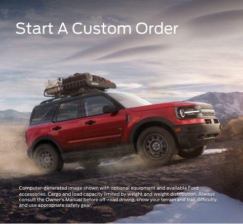Start a custom order | Lexington Park Ford in California MD