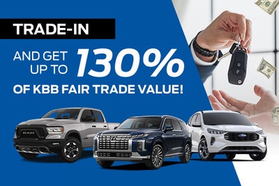 Get up to 130% of KBB Value
