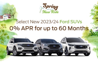 Select New 2023/24 Ford SUVs