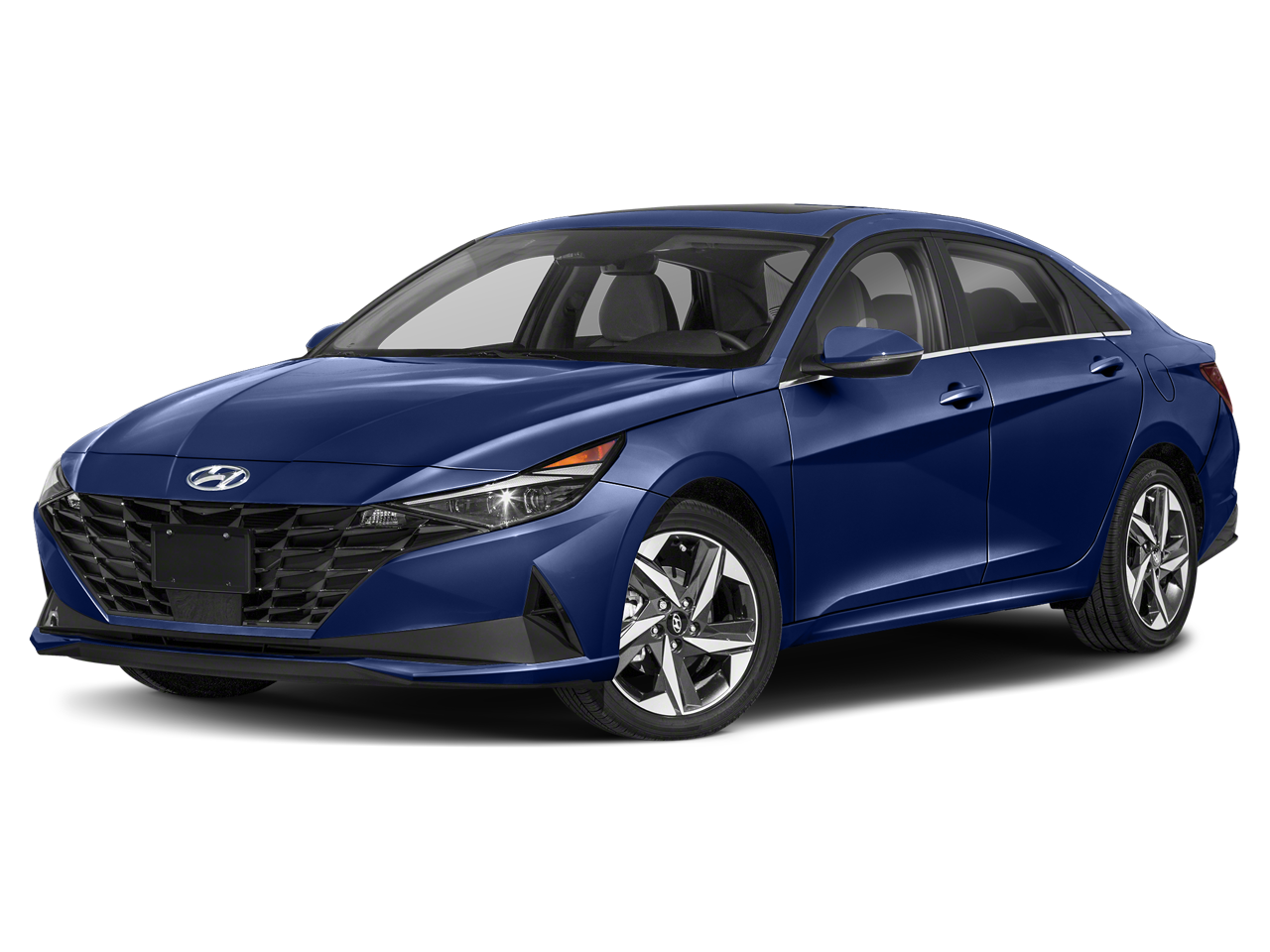 2021 Hyundai Elantra Hybrid Blue photo 2