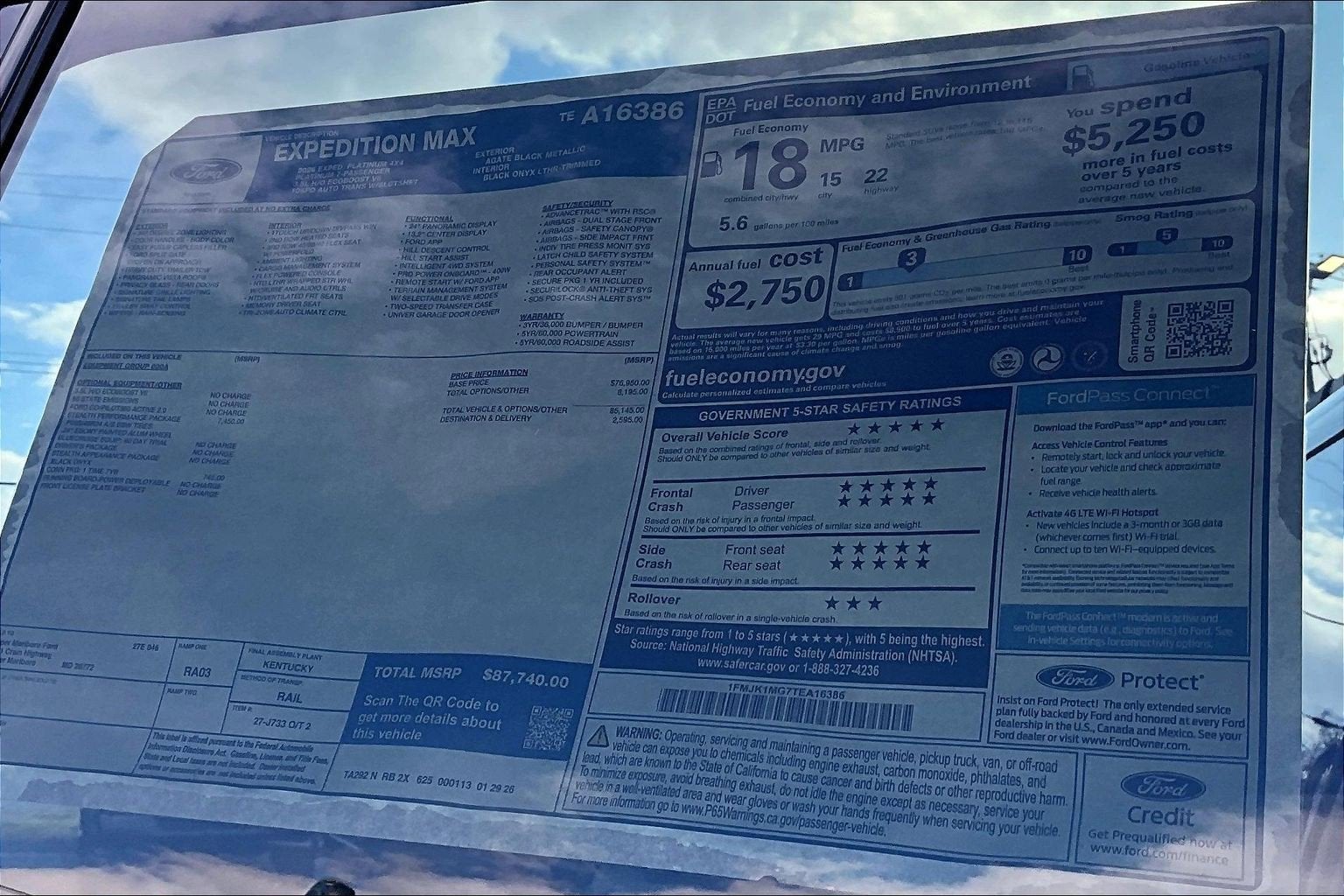 2026 Ford Expedition Max Platinum