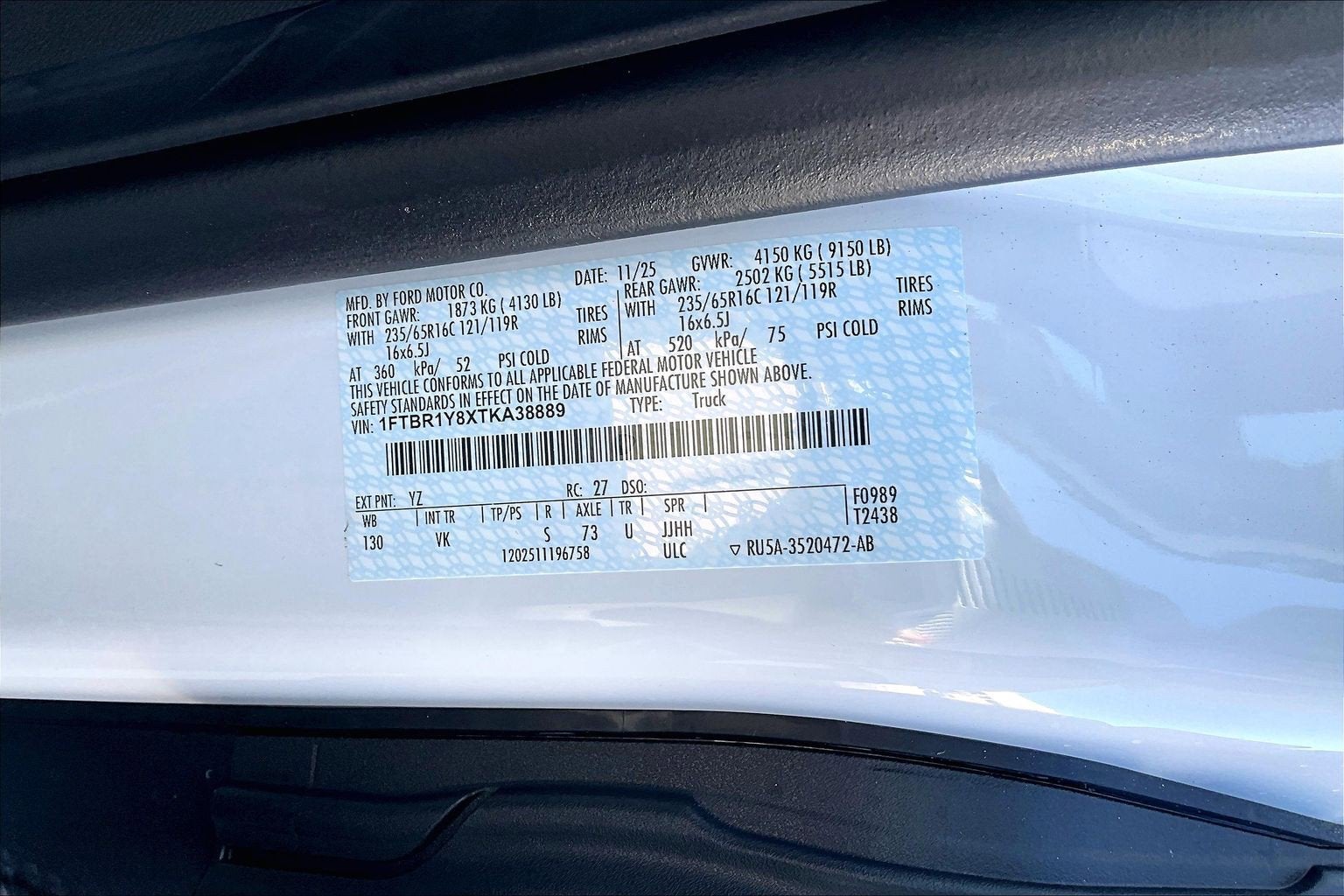 2026 Ford Transit Cargo Van Cargo Van