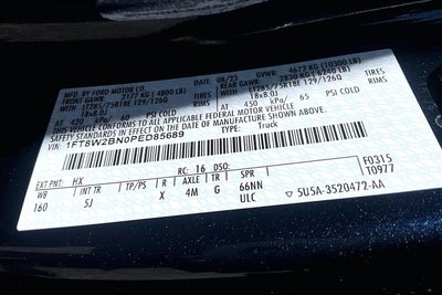2023 Ford Super Duty F-250 SRW LARIAT TREMOR