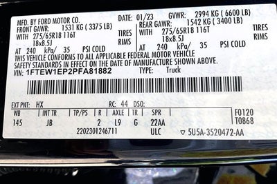 2023 Ford F-150 4WD
