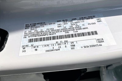 2022 Ford F-150 4WD