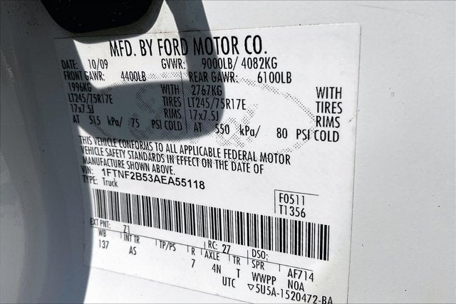 2010 Ford Super Duty F-250 SRW XL