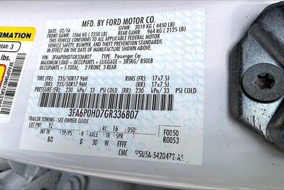 2016 Ford Fusion SE