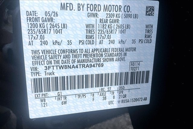 2026 Ford Maverick Tremor