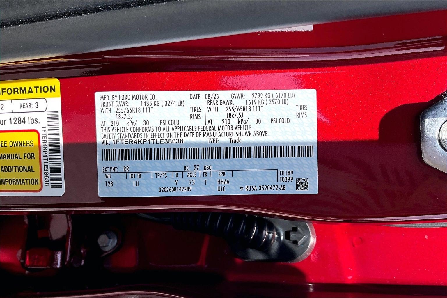 2026 Ford Ranger LARIAT