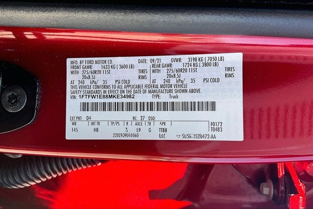2021 Ford F-150 LARIAT