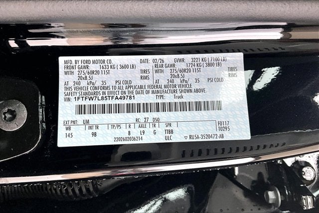 2026 Ford F-150 Platinum