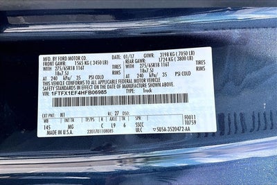 2017 Ford F-150 XL
