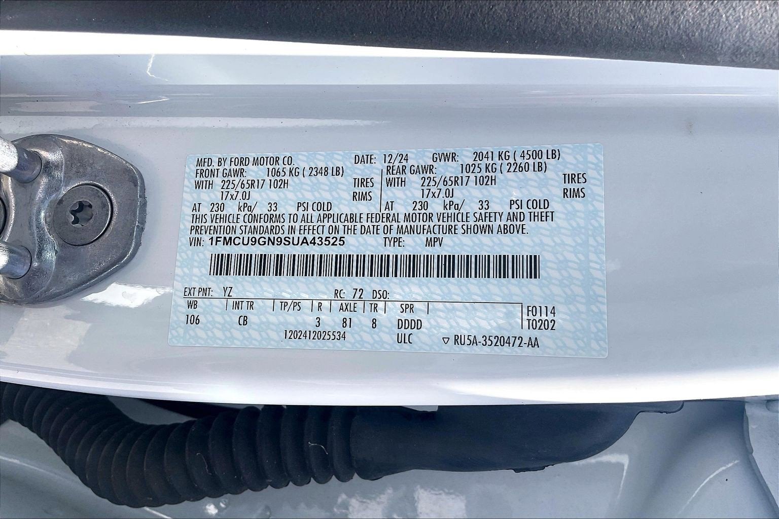2025 Ford Escape Active