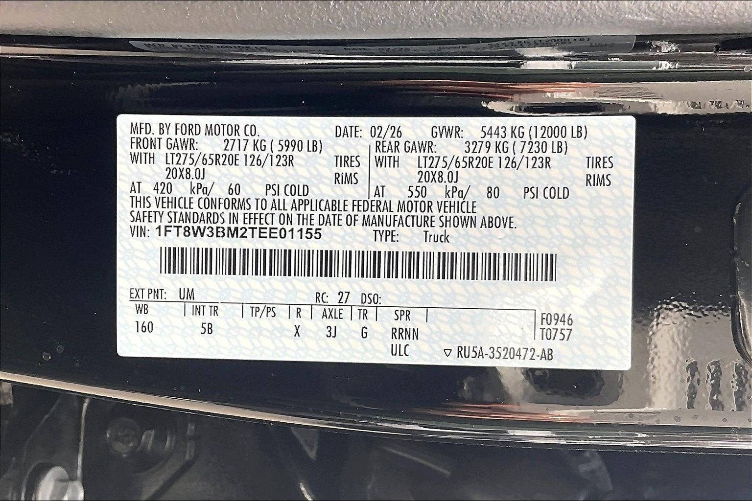 2026 Ford Super Duty F-350 SRW LARIAT