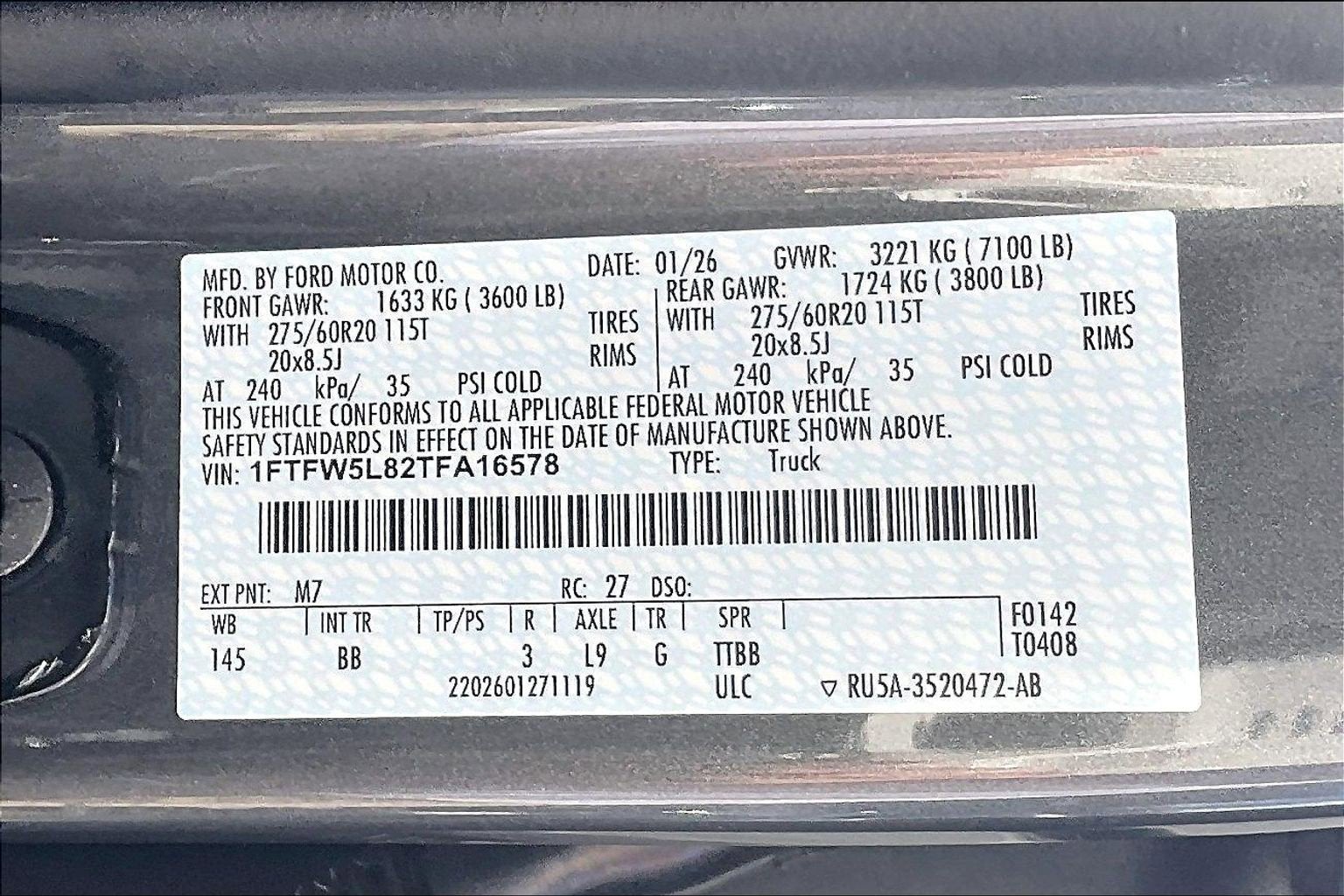 2026 Ford F-150 LARIAT