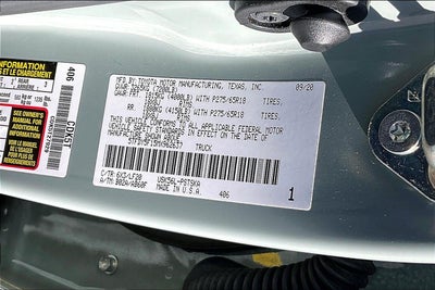 2021 Toyota Tundra 4WD 4X4