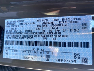 2026 Ford F-150 Tremor