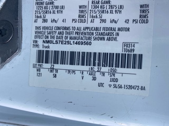 2020 Ford Transit Connect Van XL