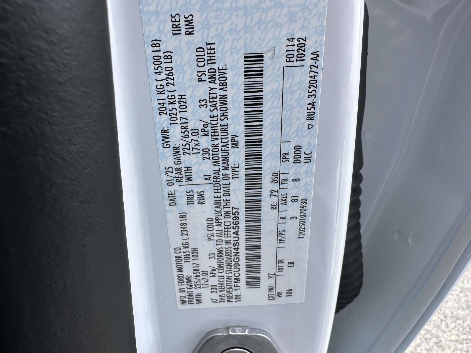 2025 Ford Escape Active