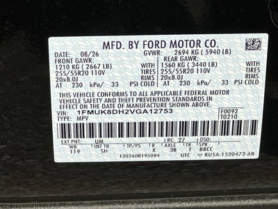 2027 Ford Explorer Active w/200A Pkg
