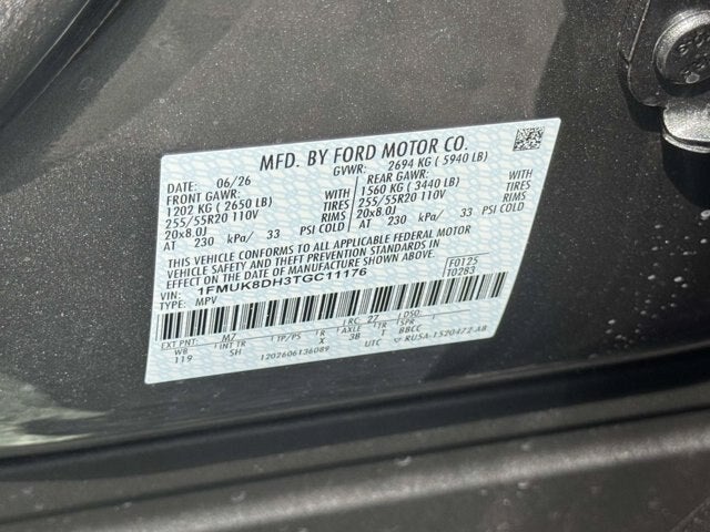 2026 Ford Explorer Active w/200A Pkg