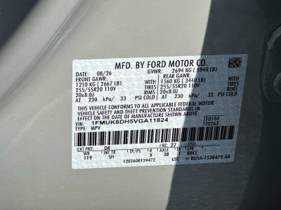 2027 Ford Explorer Active w/200A Pkg