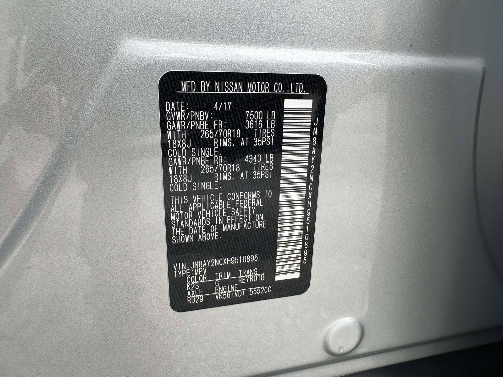 2017 Nissan Armada SV