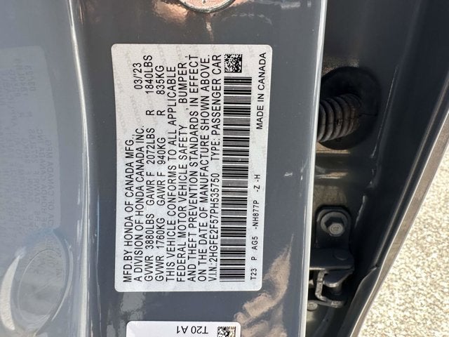 2023 Honda Civic Sedan Sport