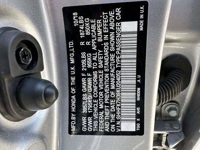 2019 Honda Civic Hatchback LX