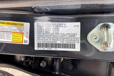 2025 Honda Civic Hatchback Hybrid Sport Touring