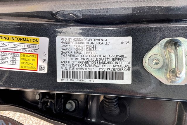 2025 Honda Civic Hatchback Hybrid Sport Touring