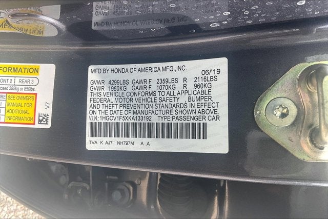 2019 Honda Accord EX-L 1.5T