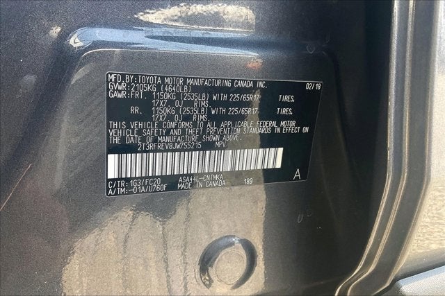 2018 Toyota RAV4 Base