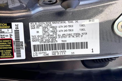 2023 Toyota Tundra SR