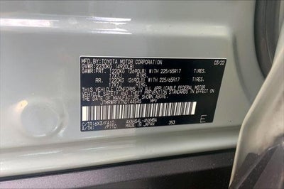 2022 Toyota RAV4 Hybrid Hybrid XLE