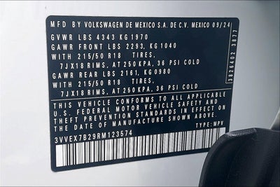 2024 Volkswagen Taos SE