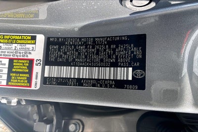 2025 Toyota Camry XSE