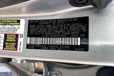 2022 Toyota Camry SE