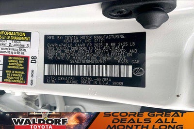 2021 Lexus ES ES 350