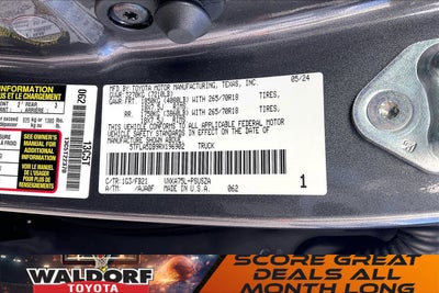 2024 Toyota Tundra SR5