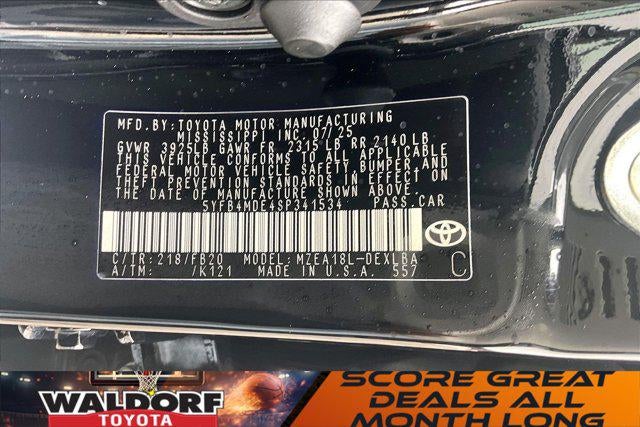 2025 Toyota Corolla LE