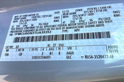 2026 Ford Escape Active