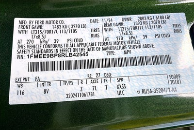 2024 Ford Bronco Badlands SASQUATCH