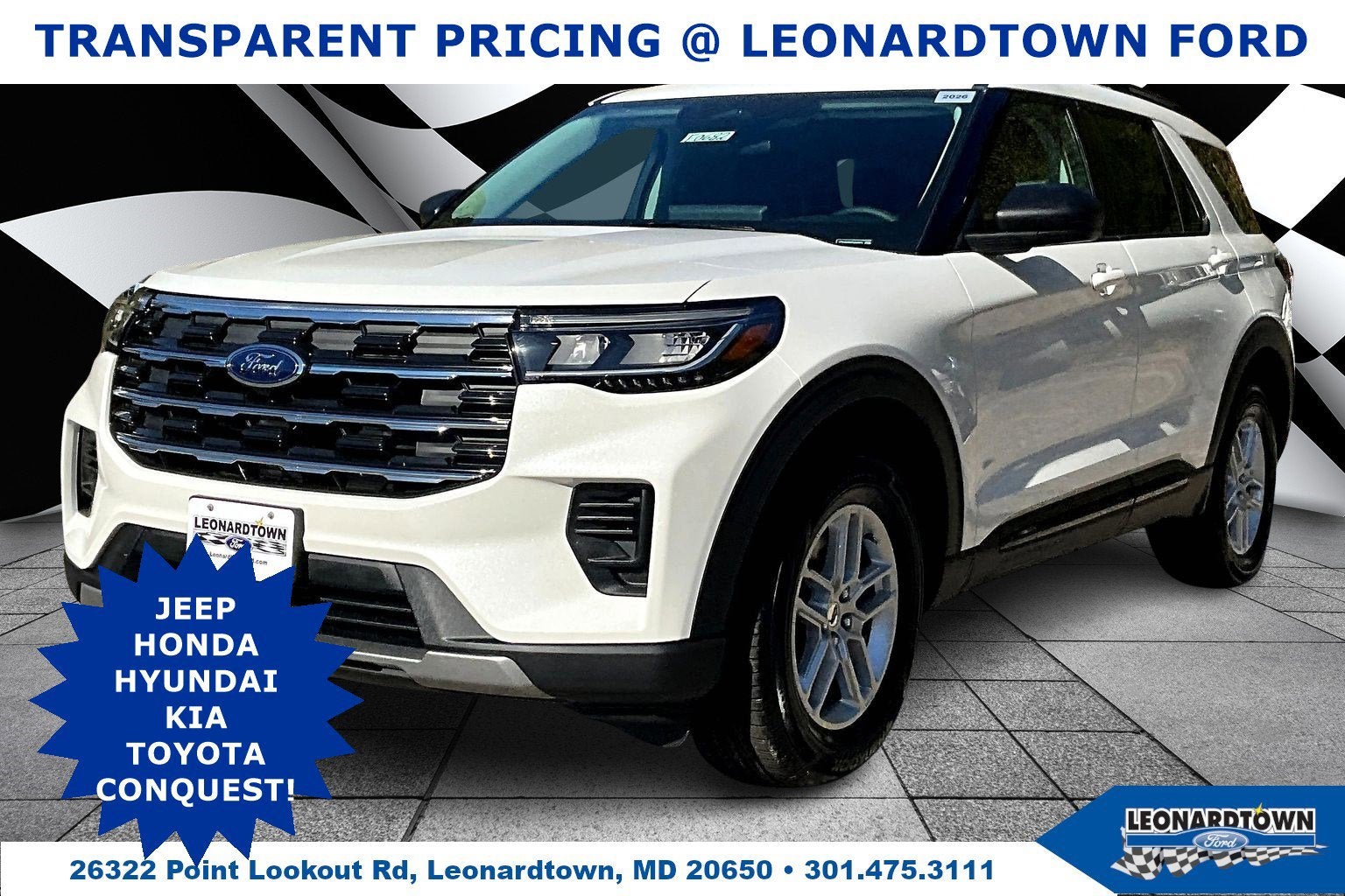 2026 Ford Explorer Active w/200A Pkg