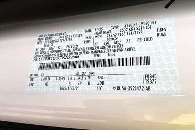 2026 Ford Transit Cargo Van 250