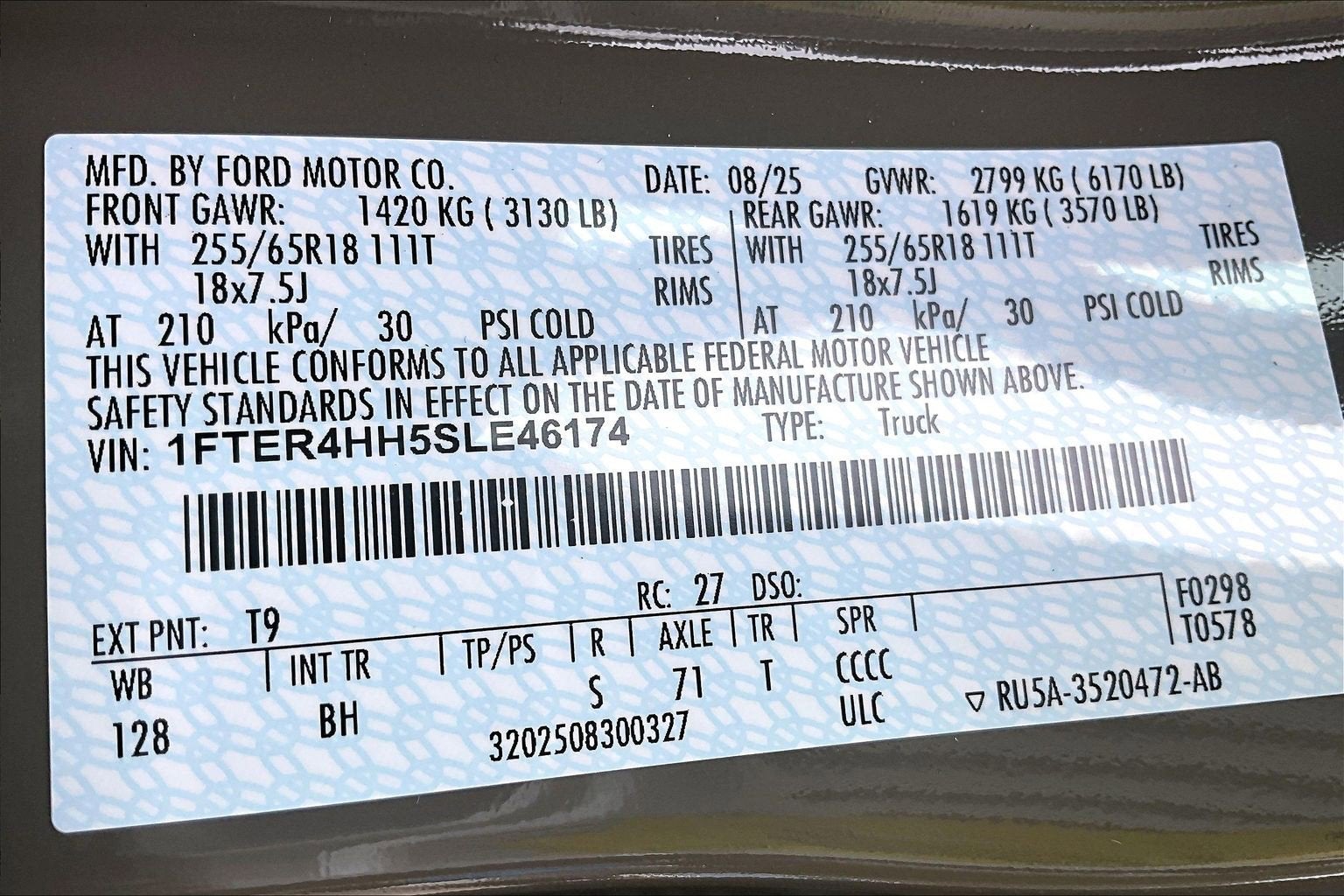 2025 Ford Ranger XLT