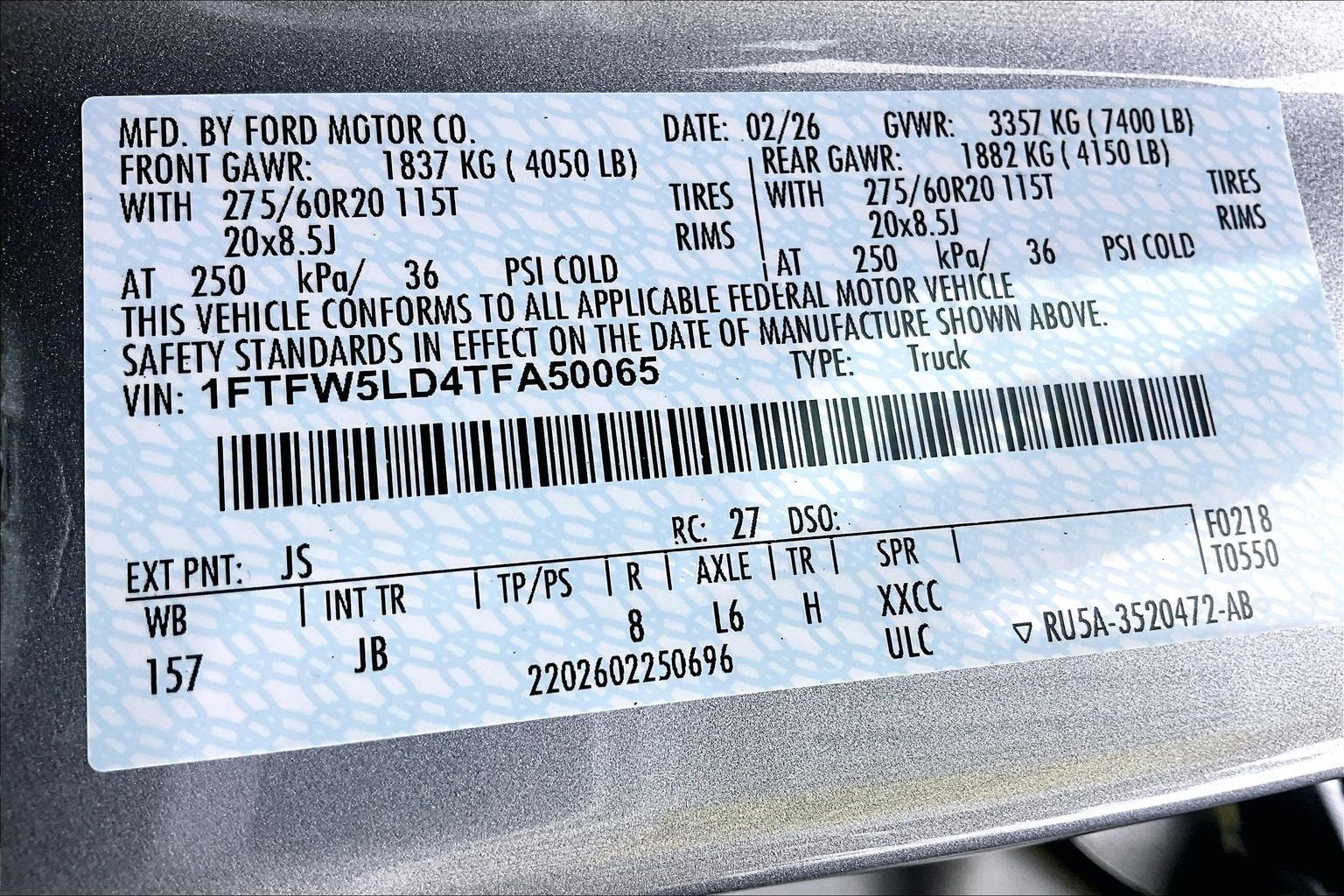 2026 Ford F-150 LARIAT