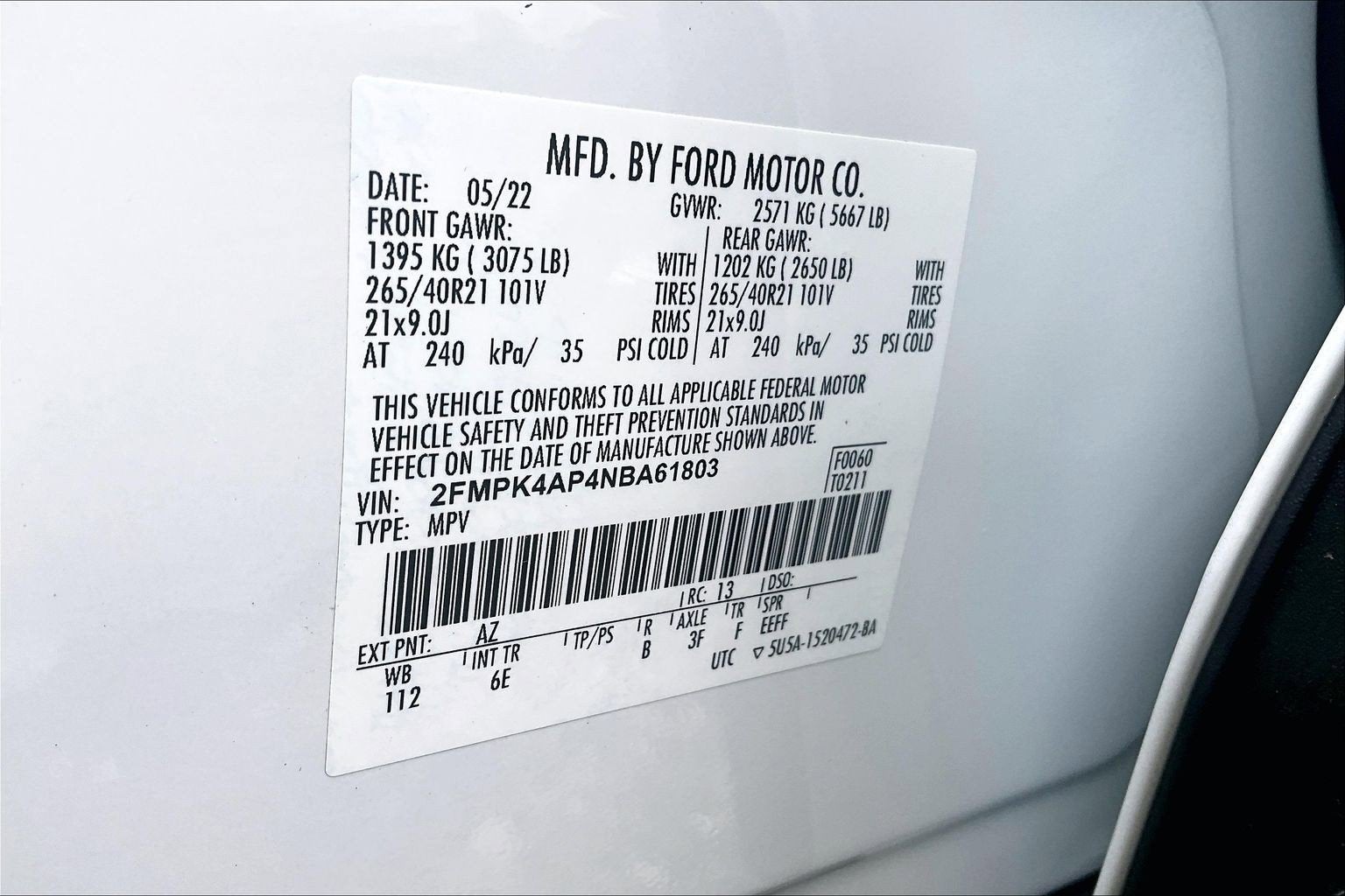 2022 Ford Edge ST PREMIUM