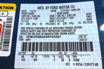 2025 Ford Bronco Sport Big Bend