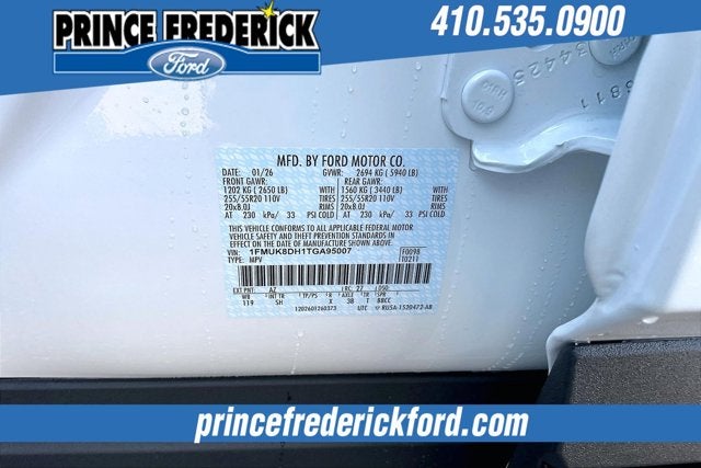 2026 Ford Explorer Active w/200A Pkg